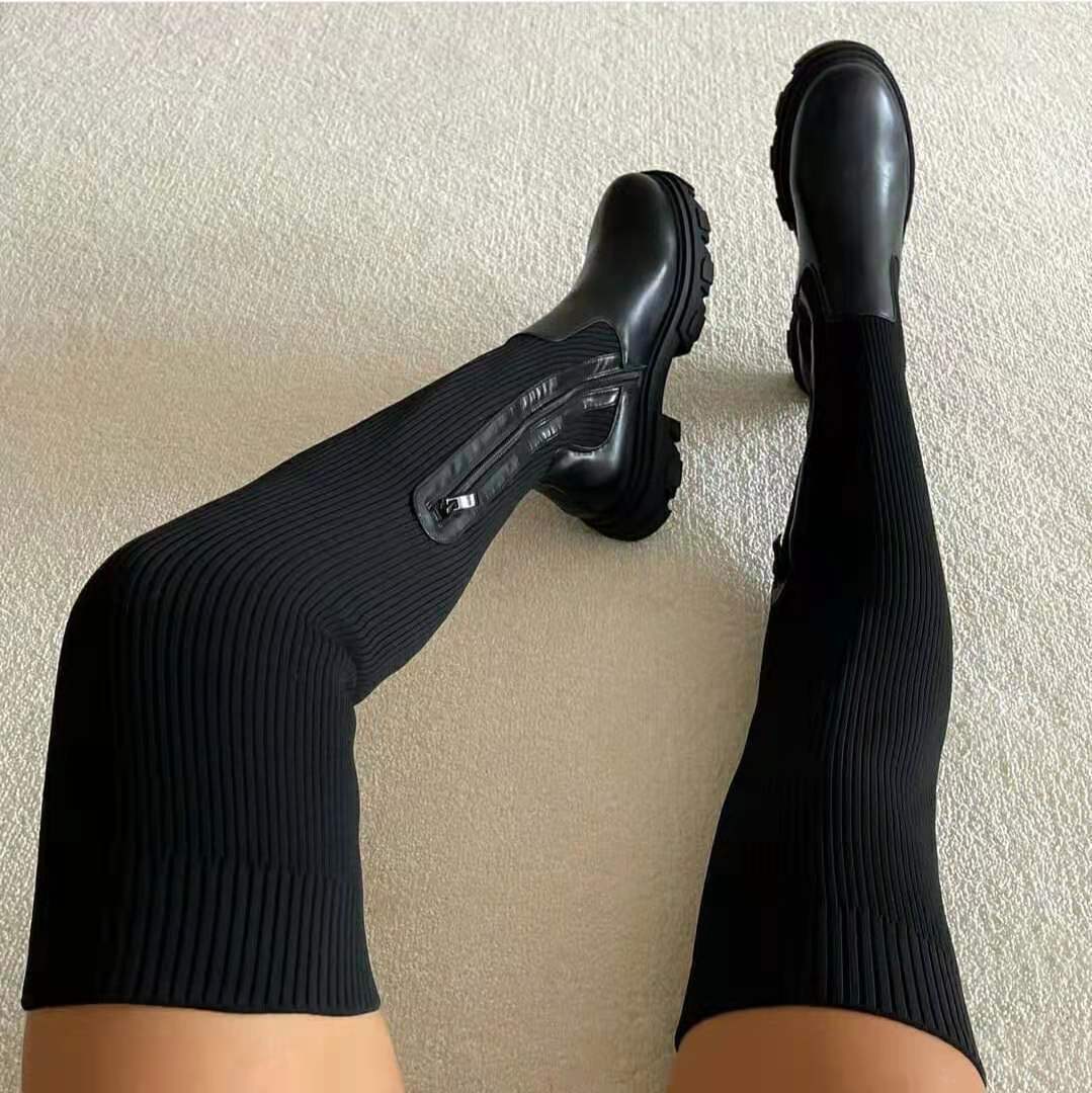 Stretch Overknee Boots