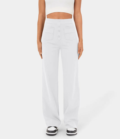 High Waisted Casual Pants