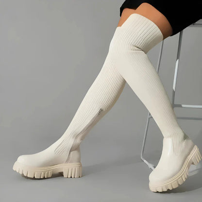 Stretch Overknee Boots