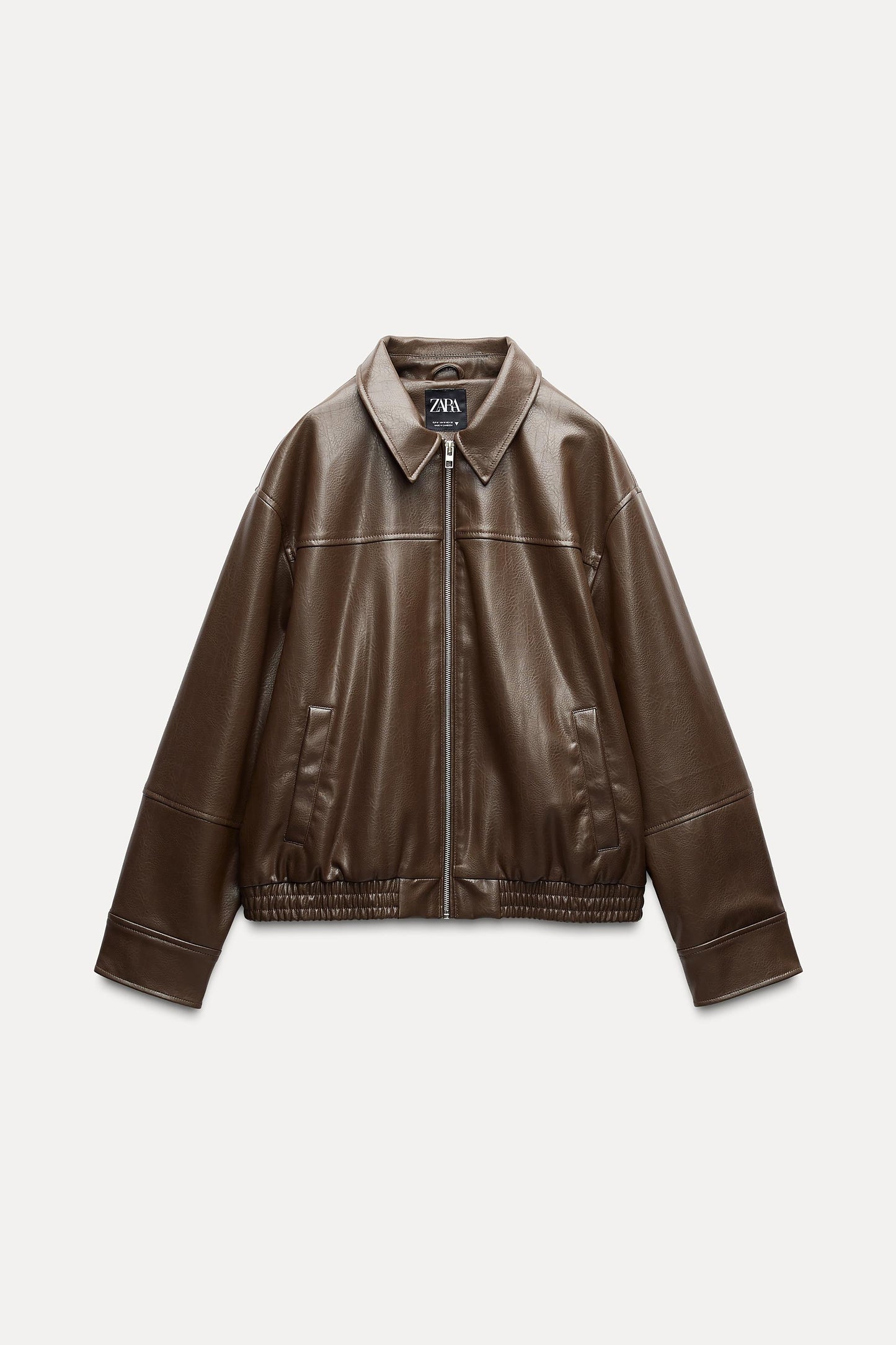 The Vanguard Faux Leather Bomber